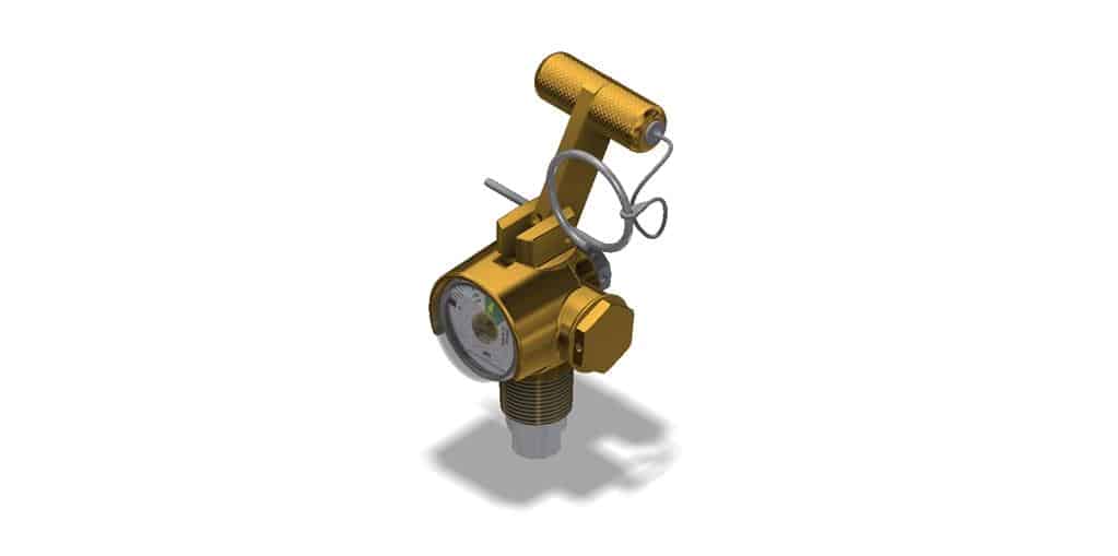 Amerex 12467 Nitrogen Cylinder Valve Q/OPEN