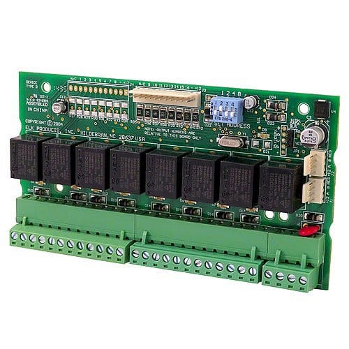 ELK-M1XOVR 16 Output Expander, 8 Voltage & 8 Relays