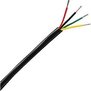 Genesis 43132104 14/2 Solid Riser Fire Alarm Cable, Unshielded, FPLR, CL3R, FT4, Sunlight Resistant, 1000' (304.8m), Reel, Red