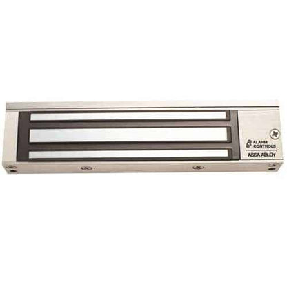 Alarm Controls 320S Single Magnetic Lock, 300 lb, Clear Anodized