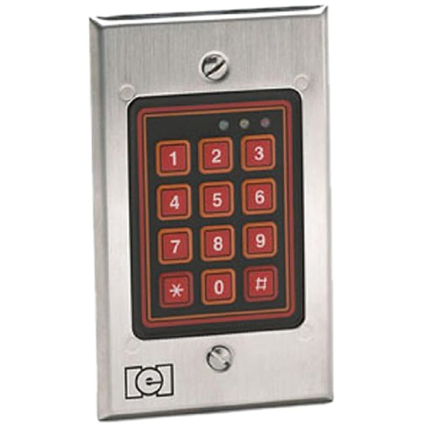 Linear 232W LLC Indoor/Outdoor Flush Mount Weather Resistant Keypad, 12 to 24 V, 1.80"Width, 2.5"Height