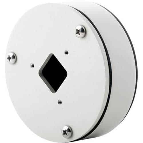IDIS MCB-JBA-W Round Junction Box Adapter for ConteraIP Micro Bullet Camera, White