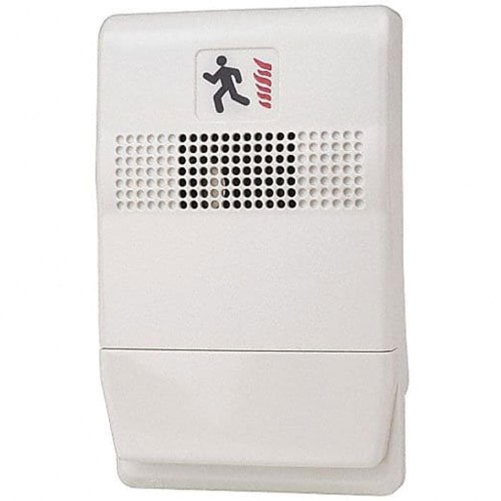 Kidde EG1-P Genesis Compact Steady Horn, Temporal, No Marking, 24VDC, White