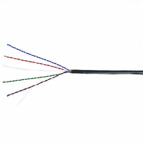 ADI PRO 0E-CAT6RBK CAT6 Riser Cable, 23/4 Solid BC, Unshielded, UTP, CMR/FT4, 1000' (304.8m) Reel in Box, Black