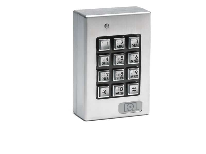 Linear 212SE Weatherproof Keypad (Silver)
