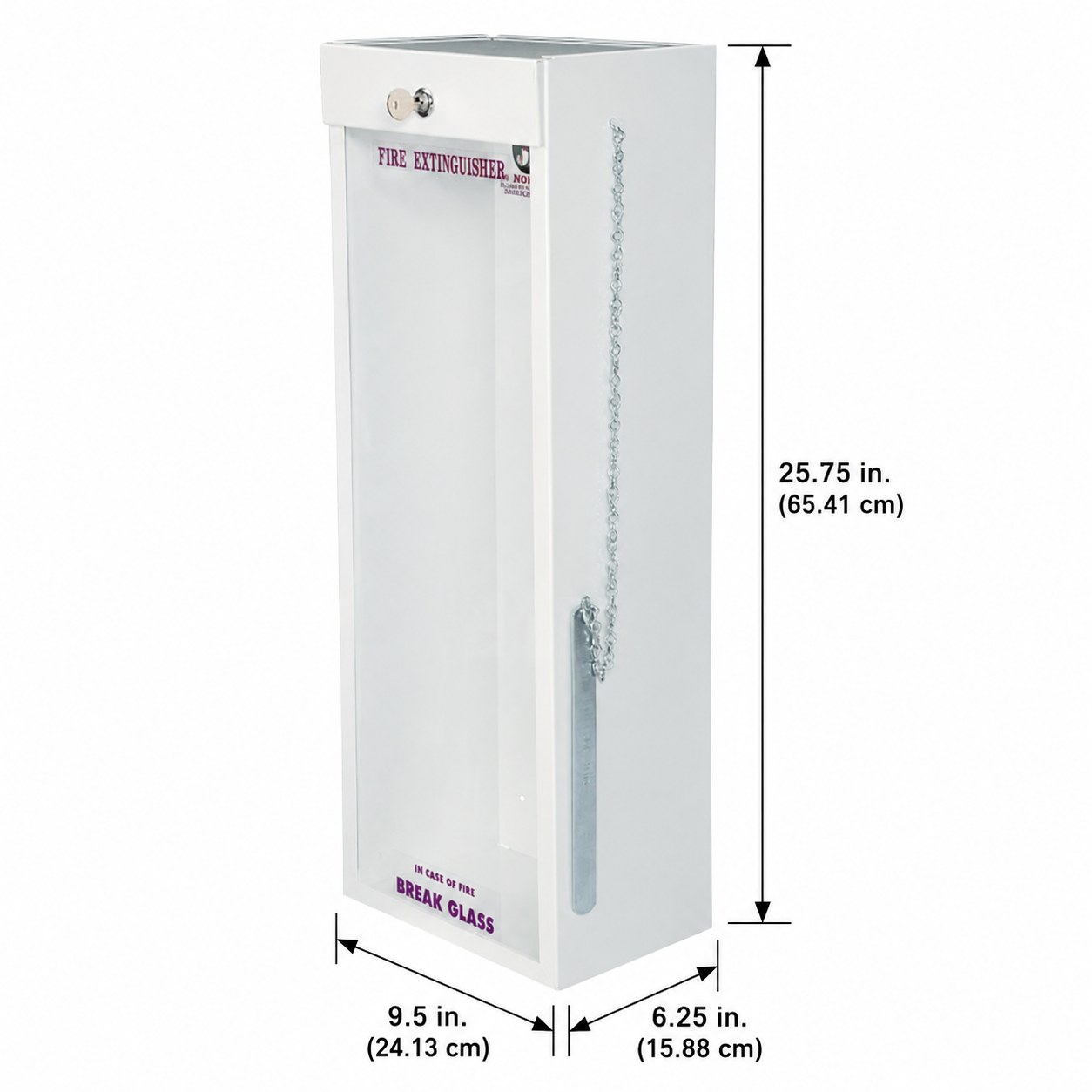 JL Classic Series 9263Z30 Surface Mount Fire Extinguisher Cabinet