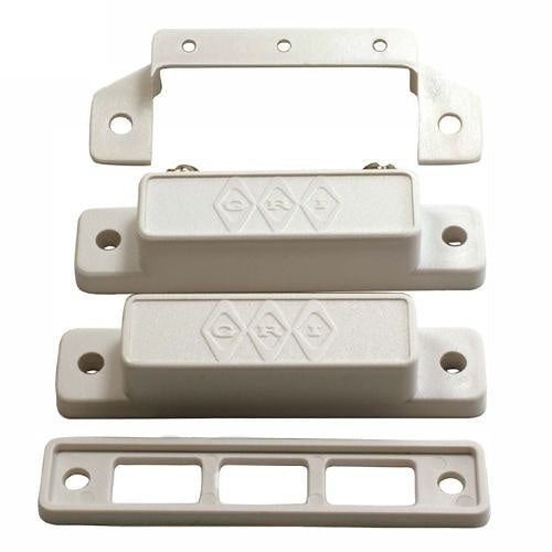 GRI 29B-W Magnetic Reed Switch Set, 1' Standard Gap, Open Loop, N/C, B, White 10 pack