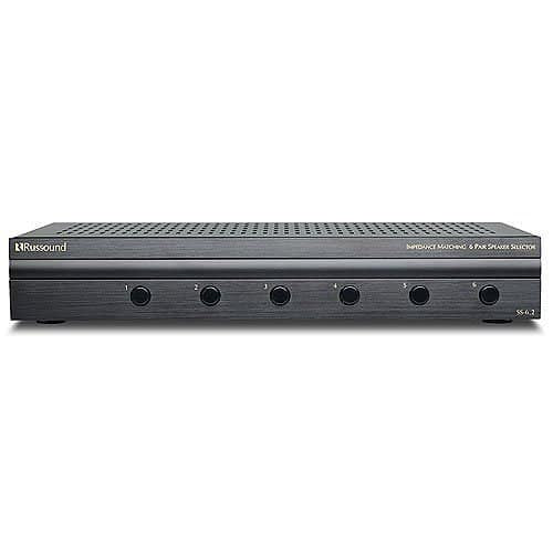 Russound SS-6.2 Single Source Impedance Matching Speaker Selector for 6-Pair