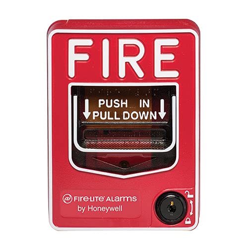 Fire-Lite W-BG12LX SWIFT Wireless Addressable Pull Station, Includes CR123A Batteries