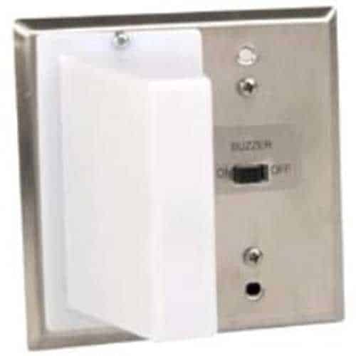 Edwards Signaling CFA Series Dome Station, 5.0 VA per lamp, lamps (2 clear, red), white dome, internal buzzer, stainless steel faceplate, 24AC