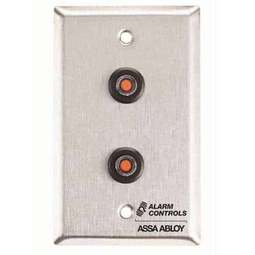Alarm Controls RP-45 Remote Wall plate with DPDT Switches, Single Gang
