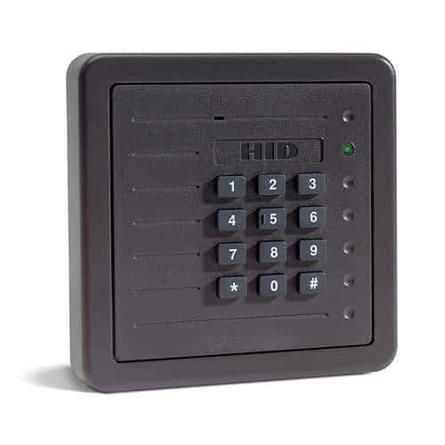 HID security keypad on a white background