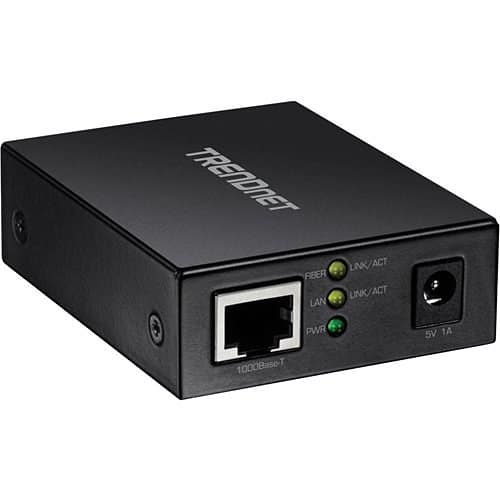 TRENDnet TFC-GSFP 1000base-T To SFP Fiber Media Converter