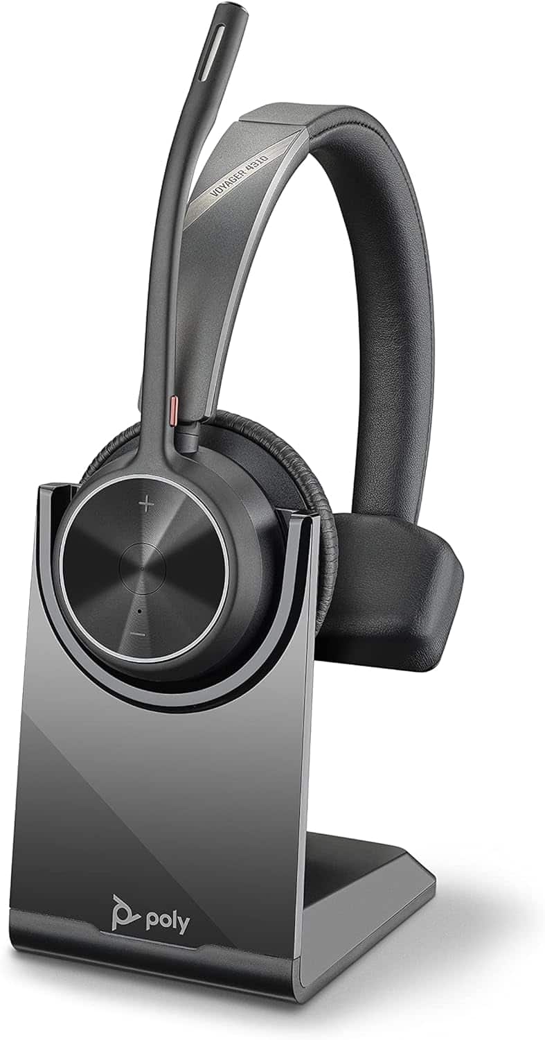 Poly - Voyager 4310 UC Wireless Headset + Charge Stand