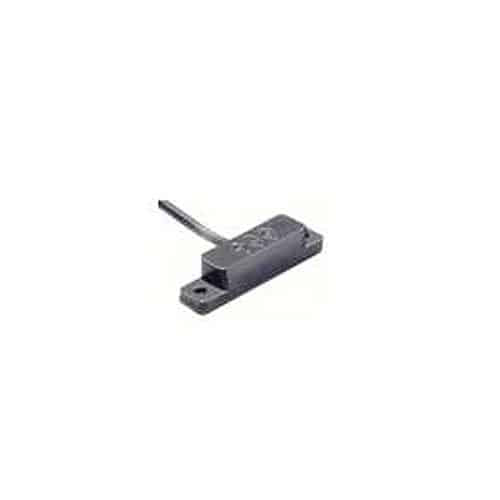 Metallic sensor device on a white background