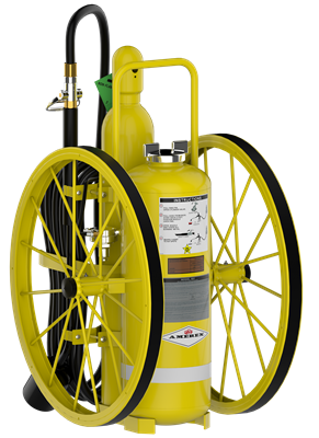 Amerex 681R 250lb Copper Powder Wheeled Fire Extinguisher