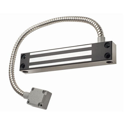 Alarm Controls 600WP Weather Resistant Magnetic Gate Lock, 600 lb, Clear Anodized