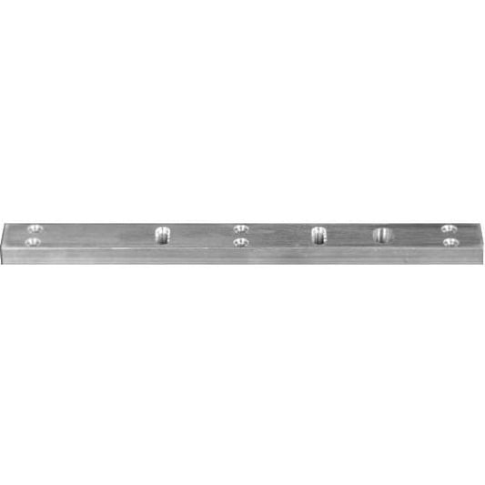 Alarm Controls AM3300 Single Drop Down Plate, 1/2" Spacer for 600LB Lock, Clear Anodized