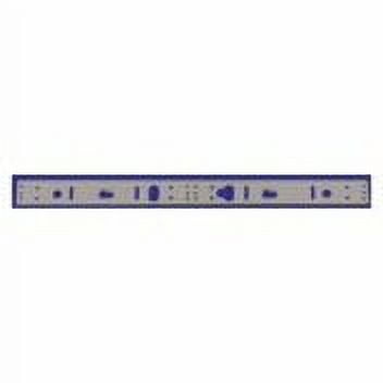 Alarm Controls AM6331 1/4" Spacer Plate for 1200LB Double Magnetic Lock, 21" 1-1/2" 1/4", Clear Anodized