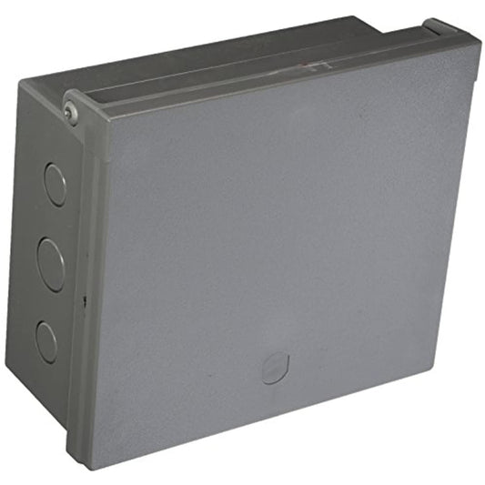 Arlington EB0708 7" 8" 3.5" Heavy-Duty Non-Metallic Enclosure Box, NEMA3R, Gray