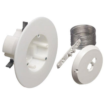 Arlington FLC430 Cam-Box Kit for Installing Security Camera on Suspended Ceiling, Non-Metallic, White