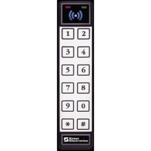 Essex TPX-26S T-Prox Narrow HID Proximity Reader with Wiegand Keypad, Stainless Overlay