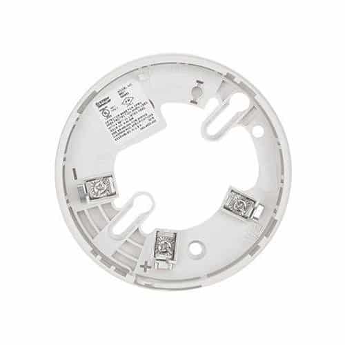 Fire-Lite B501-WHITE 4" Standard European Flangeless Mounting Base, UL/ULC Listed, White