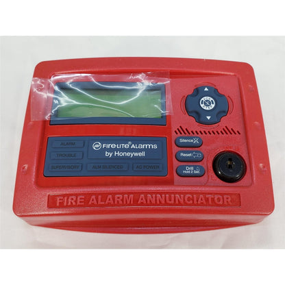 Fire-Lite ANN-80 80-Character Serial LCD Annunciator, Compact, Backlit, Red