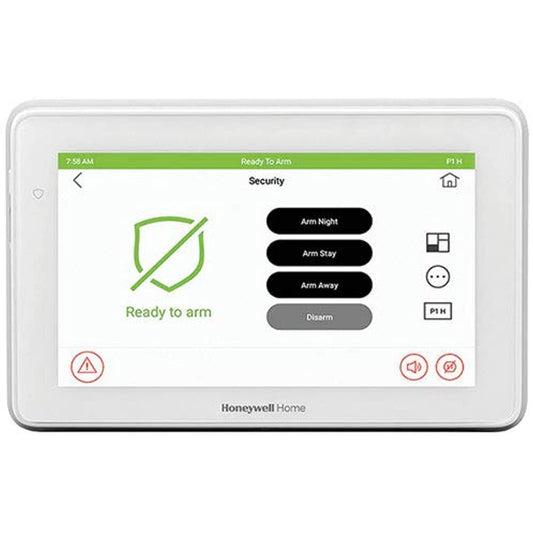 Intrusion Honeywell 6290W Touch Center 7" Color Wireless Touchscreen Keypad Alarm