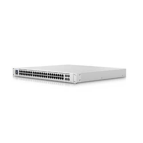 Network switch on a white background