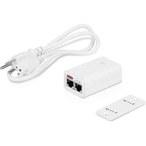 Ubiquiti POE-24-7W-G-WH 24V PoE Adapter, Low-Power, White
