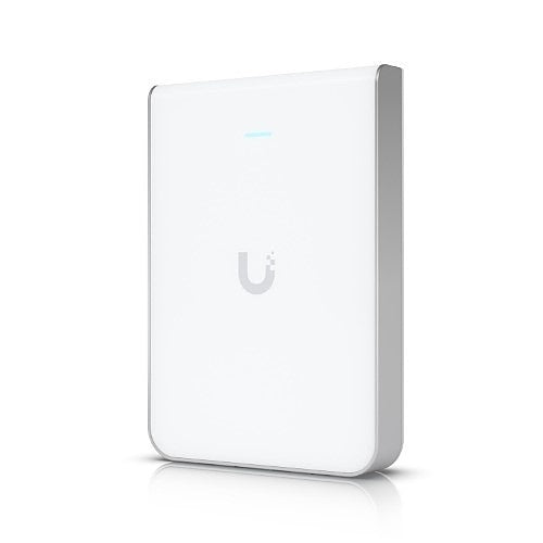 Ubiquiti U6-IW-US Wall-Mounted WiFi 6 AP with 6-Spatial Streams and Built-In 4-Port Switch