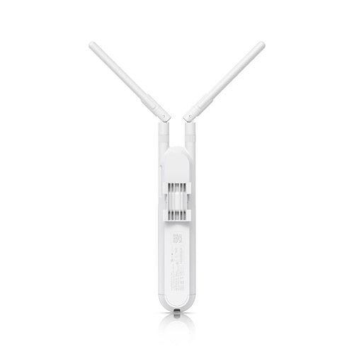 White router with antennas on a white background
