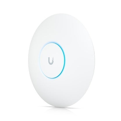 White network device on a white background