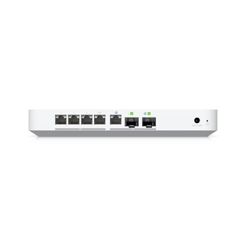 Ubiquiti UCG-FIBER Desktop 10G Cloud Gateway with integrated 4-Port 2.5 GbE Switch, NVR Storage, UniFi Support