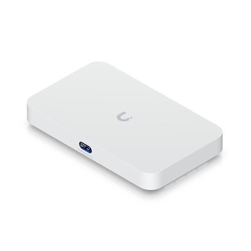 Ubiquiti UCG-FIBER Desktop 10G Cloud Gateway with integrated 4-Port 2.5 GbE Switch, NVR Storage, UniFi Support