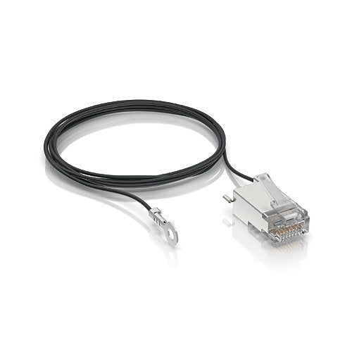 Ethernet cable with RJ45 connector on a white background