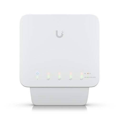 White router with LED indicators on a white background