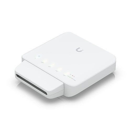 White electronic device on a white background