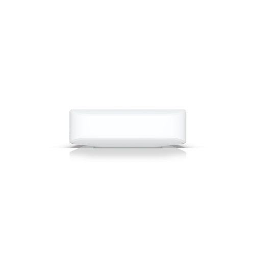 White electronic device on a white background