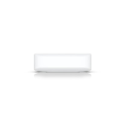 White electronic device on a white background