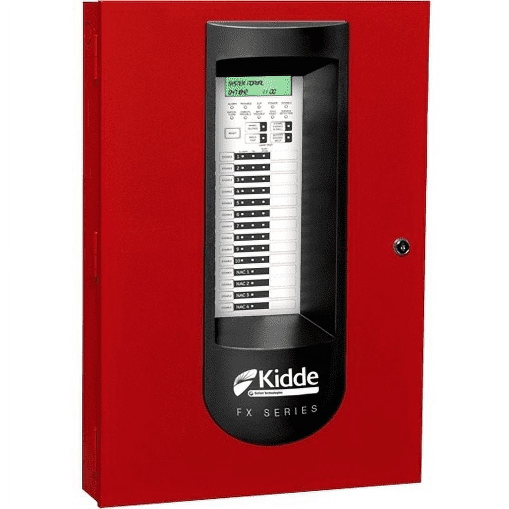 Kidde FX-10R 10 Zone Fire Alarm Control Panel, Red – Fire and Safety Plus