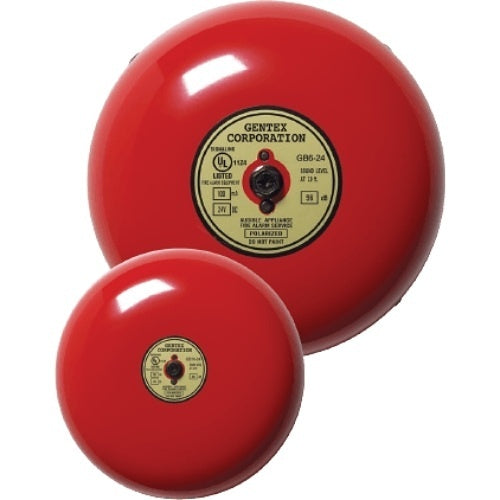 Potter GB6-24 GB Series 6" Fire Alarm Bell, 24VDC, 95 dBA at 10'