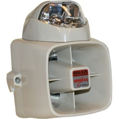 Potter SSX-82SB 127dB Durable Siren Strobe, Blue Lens Color (4150034)