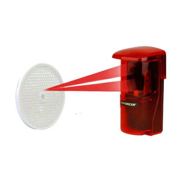 Seco-Larm E-931-S33PRGQ Polarized Reflective Photoelectric IR Beam Sensor - 33ft