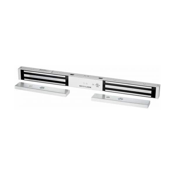 Seco-Larm E-941DA-600PQ Double Door 600lb Maglock w/LED, Bond Stat-12/24VDC