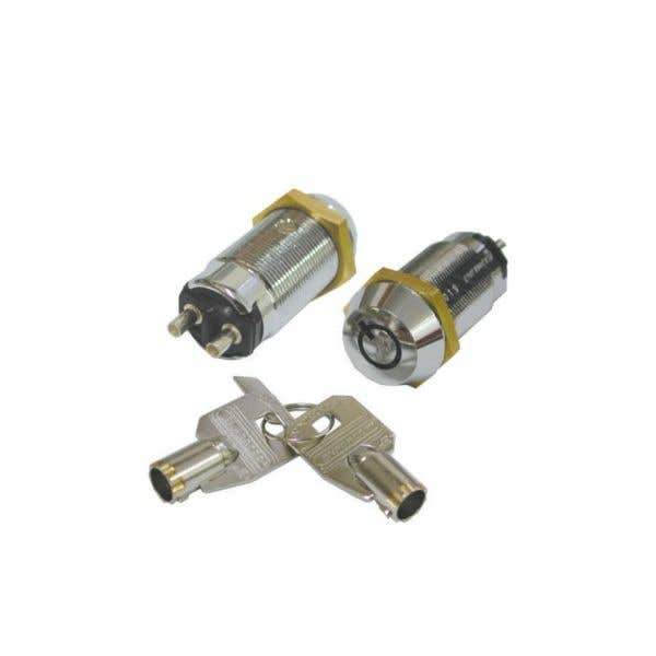 Seco-Larm SS-095-1H0 Tubular Key Lock Switch - Momentary ON/Shunt OFF - #1300