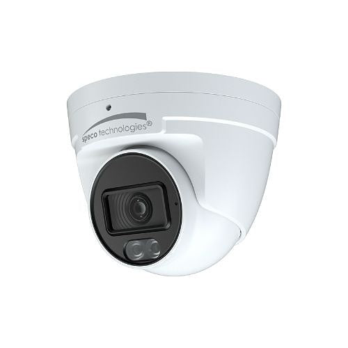 Speco O4KT1 4MP IP Turret Camera, 2.8mm Fixed Lens, White