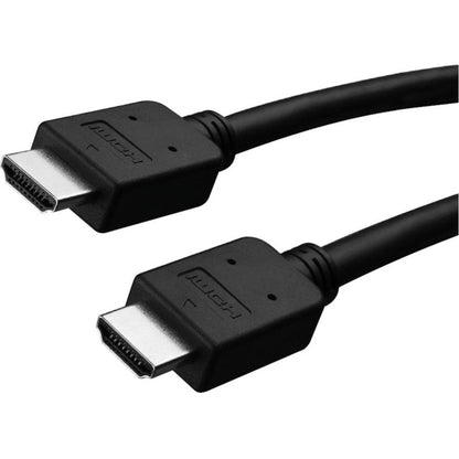 HDMI cable with two connectors on a white background