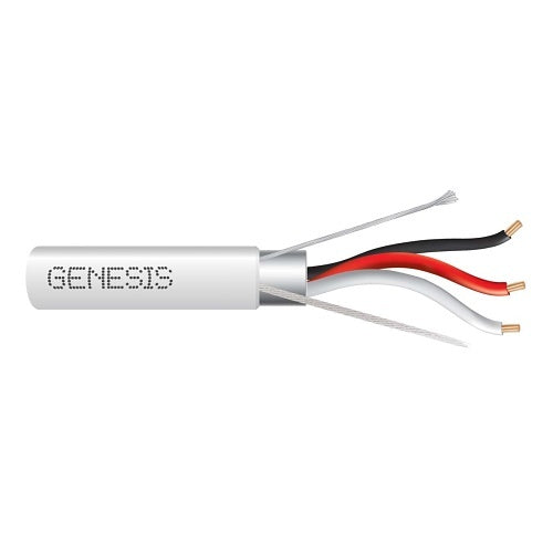 Wire cable with Genesis branding on a white background